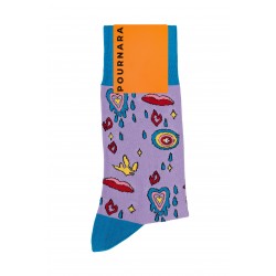 ART : 3037 Βαμβακερή - Με σχέδιο - Ελαστική πλέξη 