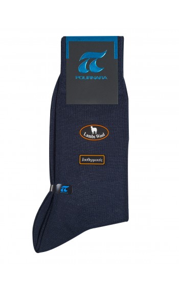  ART : 205 Μάλλινη Ισοθερμική  Ανδρική - Ελαστική Πλέξη 