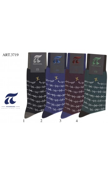 ART : 3719 Βαμβακερή - Χωρίς ραφές - Μέγεθος ( 41-45 ) 