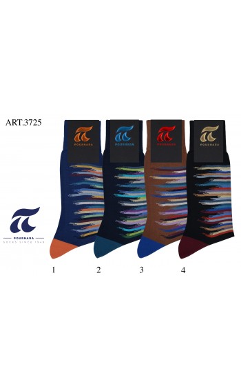 ART : 3725 Βαμβακερή - Χωρίς ραφές - Μέγεθος ( 41-45 ) 